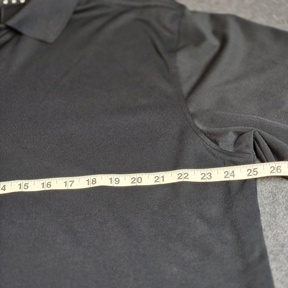 FootJoy Polo Shirt Mens 2XL Black Performance Golf Lightweight Short Sleeve - Picture 6 of 11